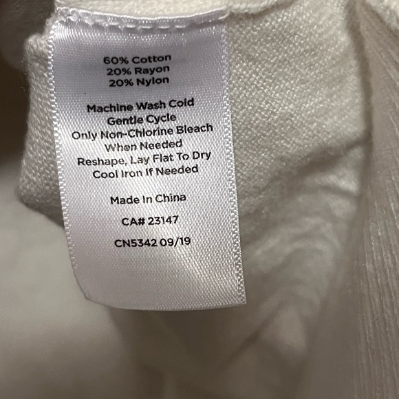 Talbots Button Back Heart Sweater - Picture 7 of 12